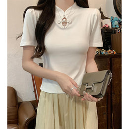 Women High Neck Casual Top