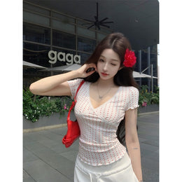 Women Polka Dot Print Top