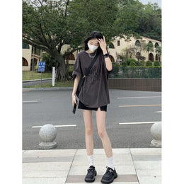 Women Graphic Printed Round Neck Cotton Top