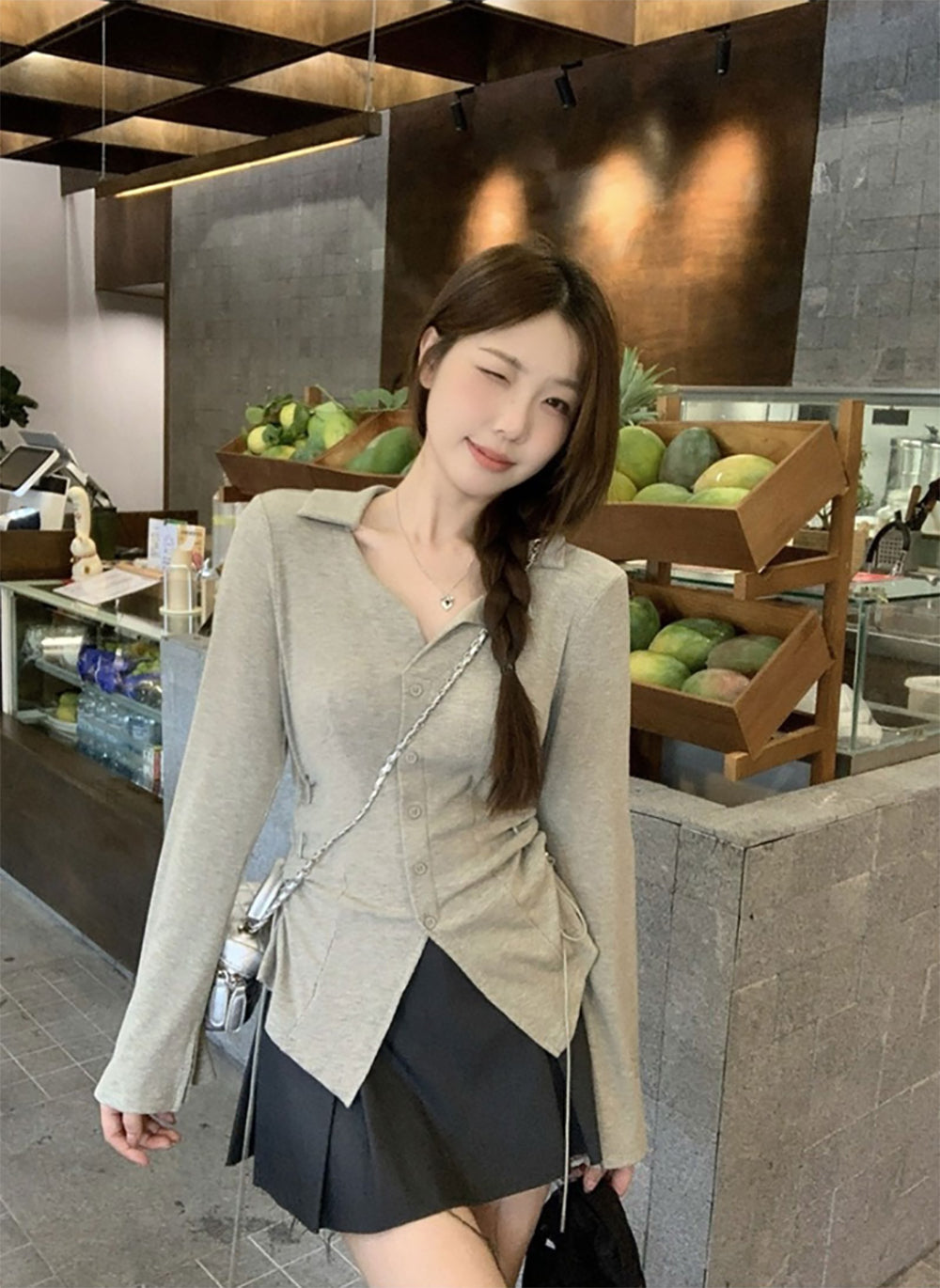 Women Waist Tie-Ups Regular Top