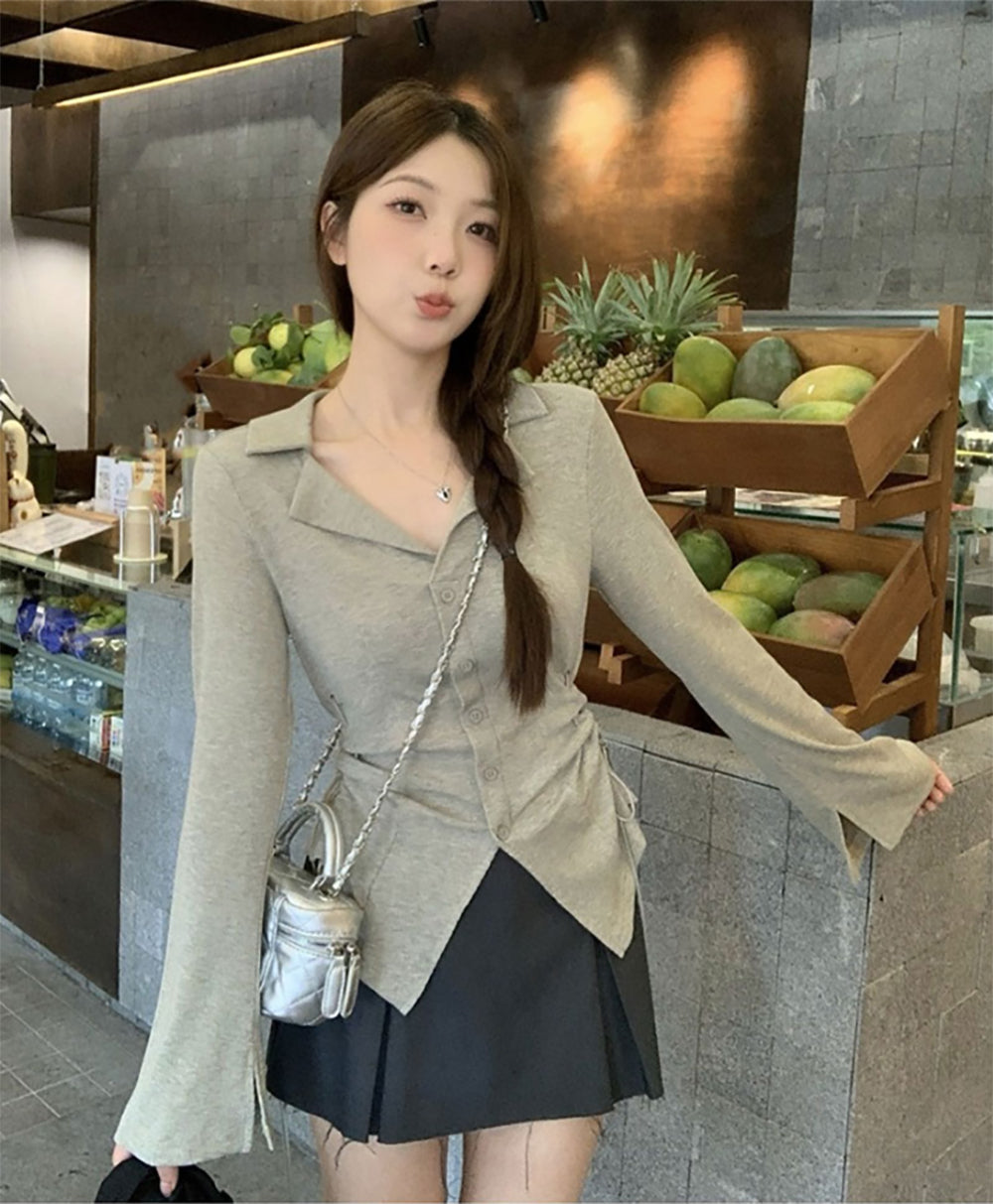 Women Waist Tie-Ups Regular Top