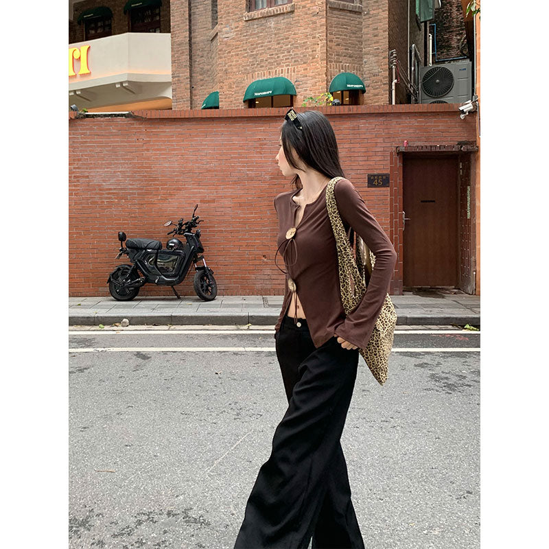 Women Extended Sleeves Top