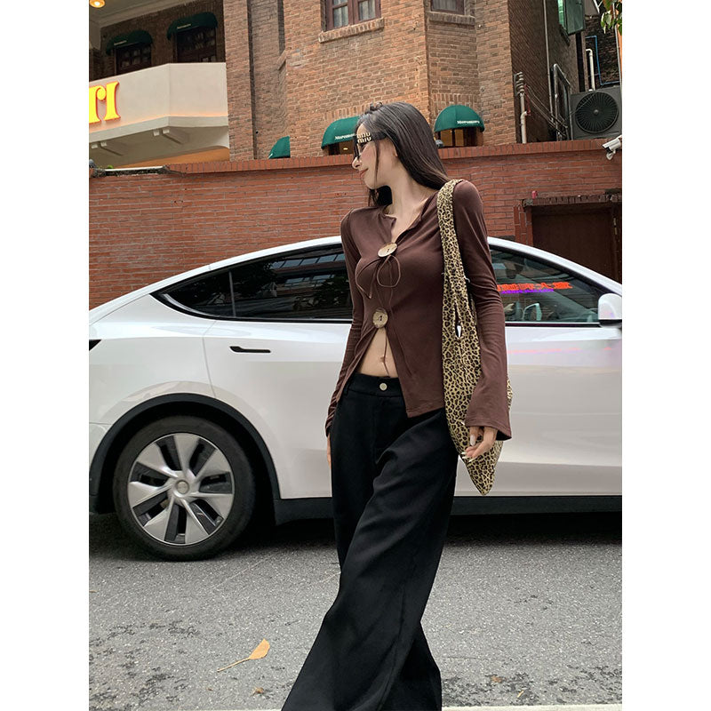 Women Extended Sleeves Top