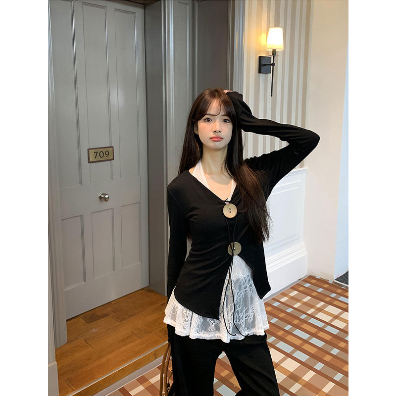 Women V-Neck Top