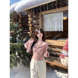 Women Round Neck Fitted Top