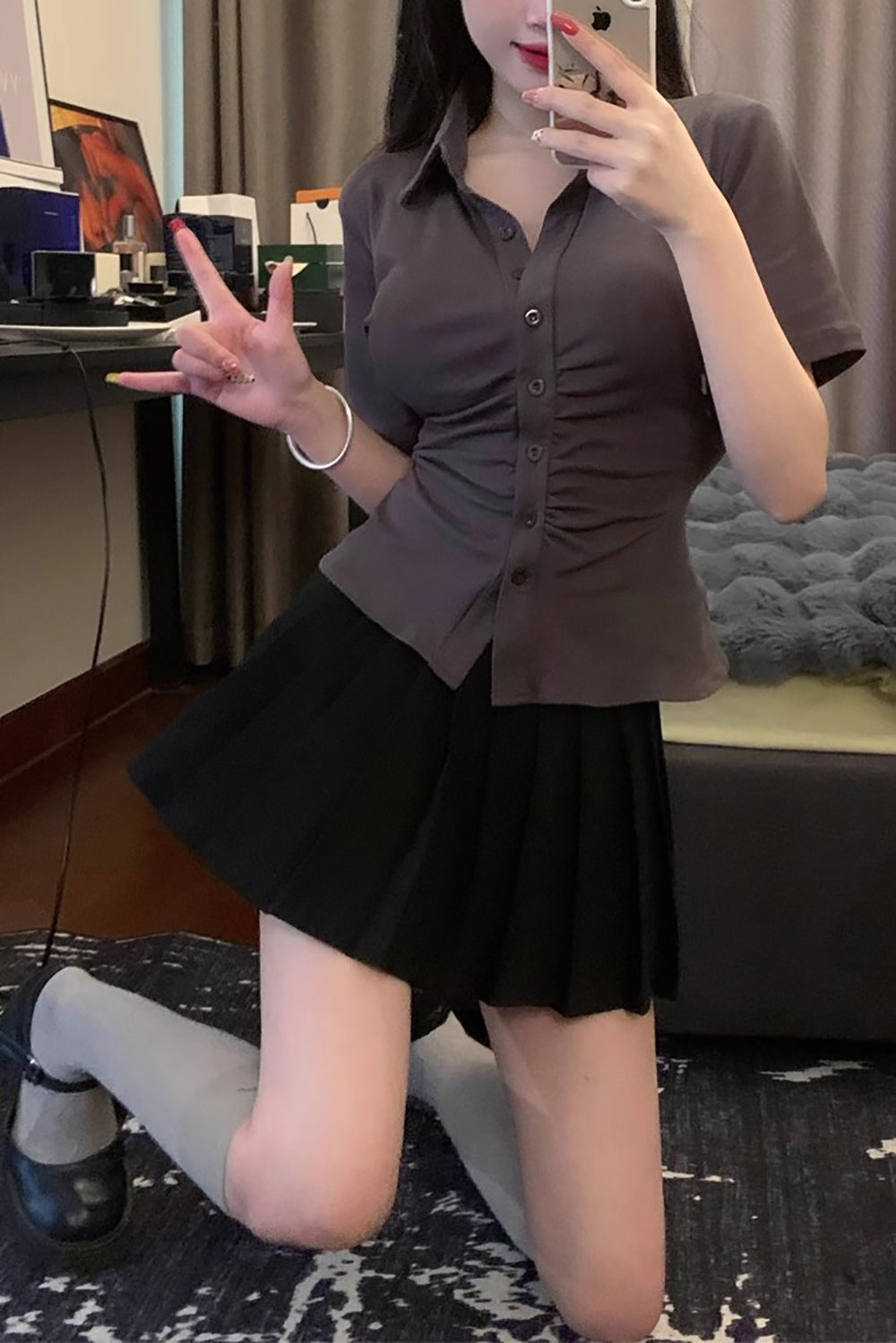 Shirt Style Top