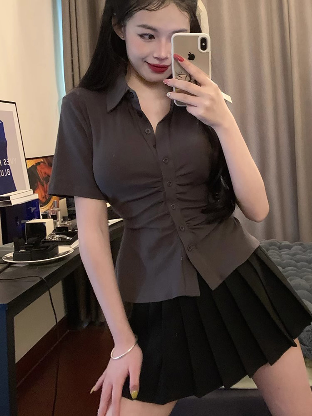 Shirt Style Top