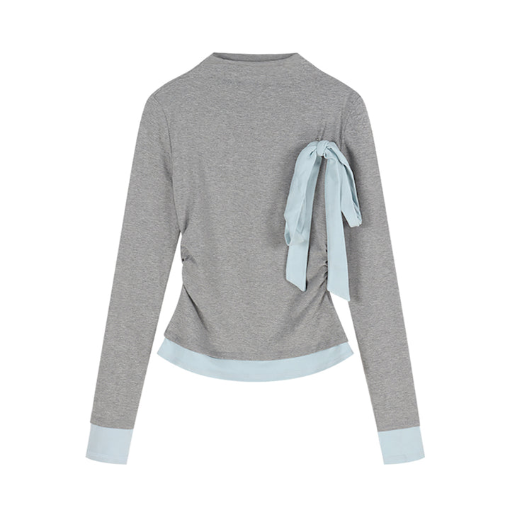 Women High Neck Long Sleeves Top