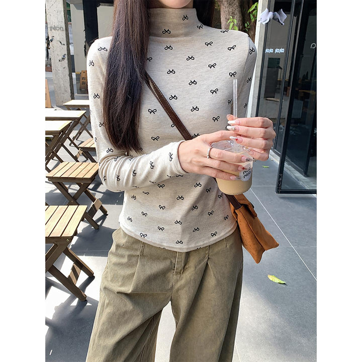 Women Printed Extended Sleeves Top