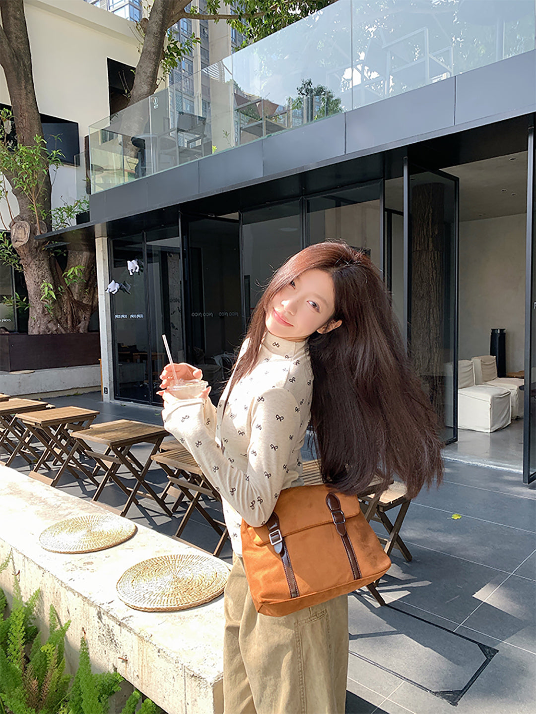 Women Printed Extended Sleeves Top
