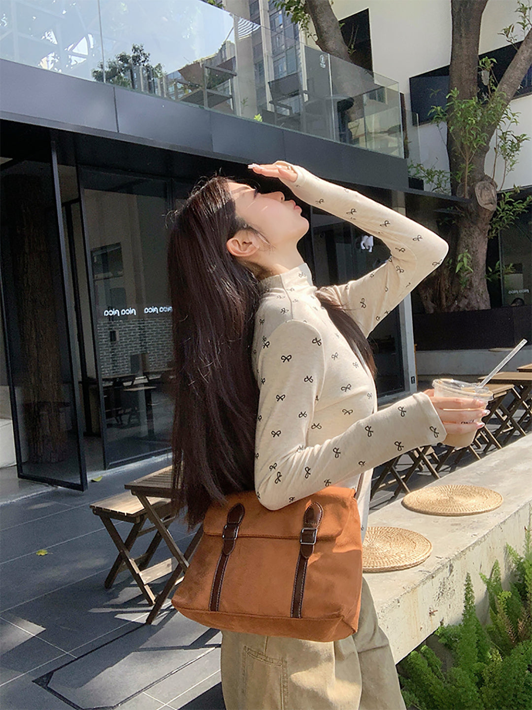 Women Printed Extended Sleeves Top