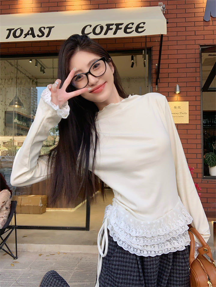 Women Extended Sleeves Top