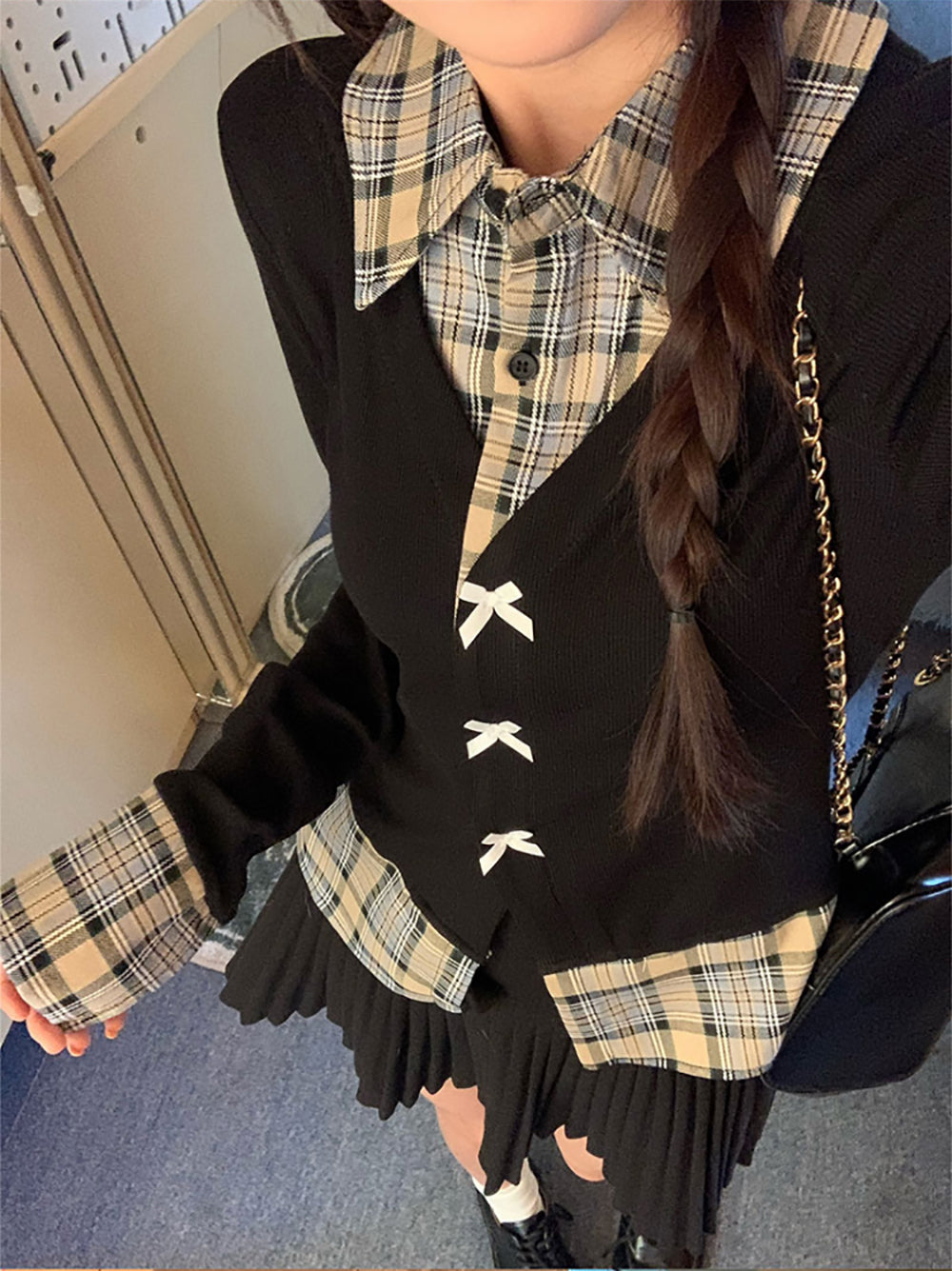 Women Checked Spread Collar Casual Shirt