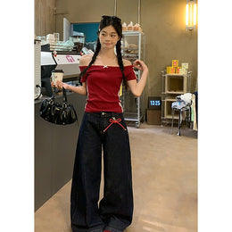 Striped Off-Shoulder Top