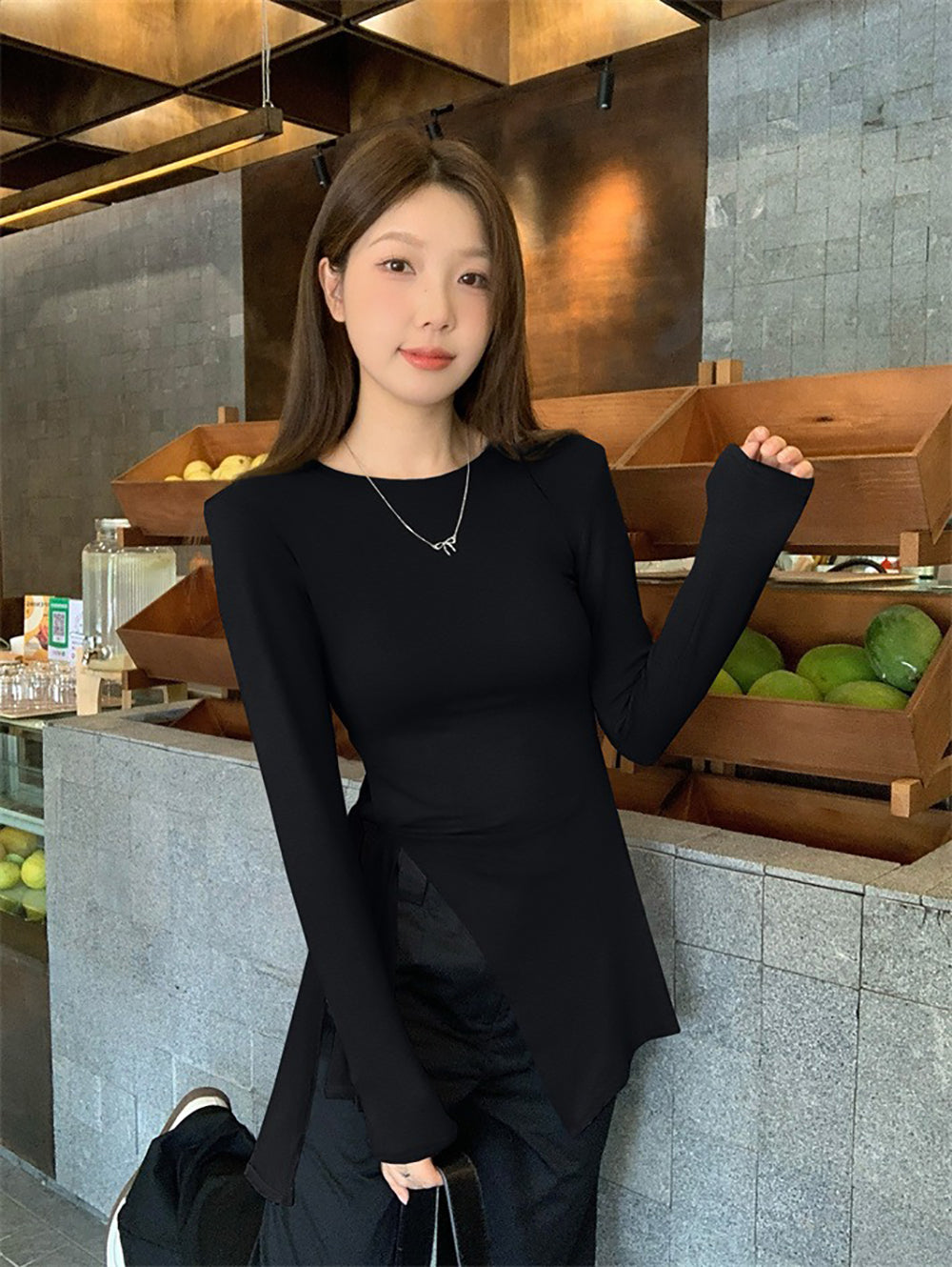 Women Round Neck Top