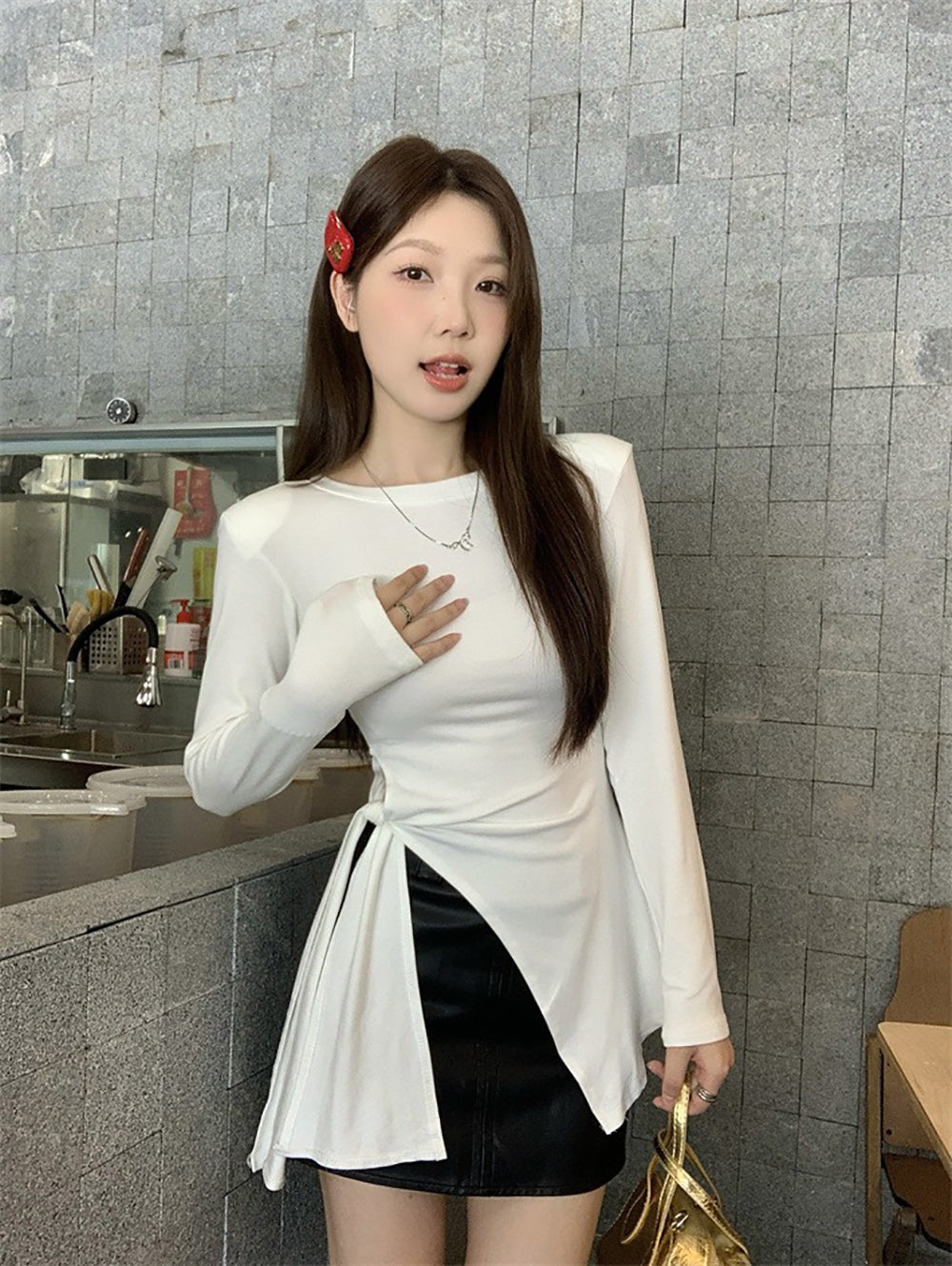 Women Boat Neck Top