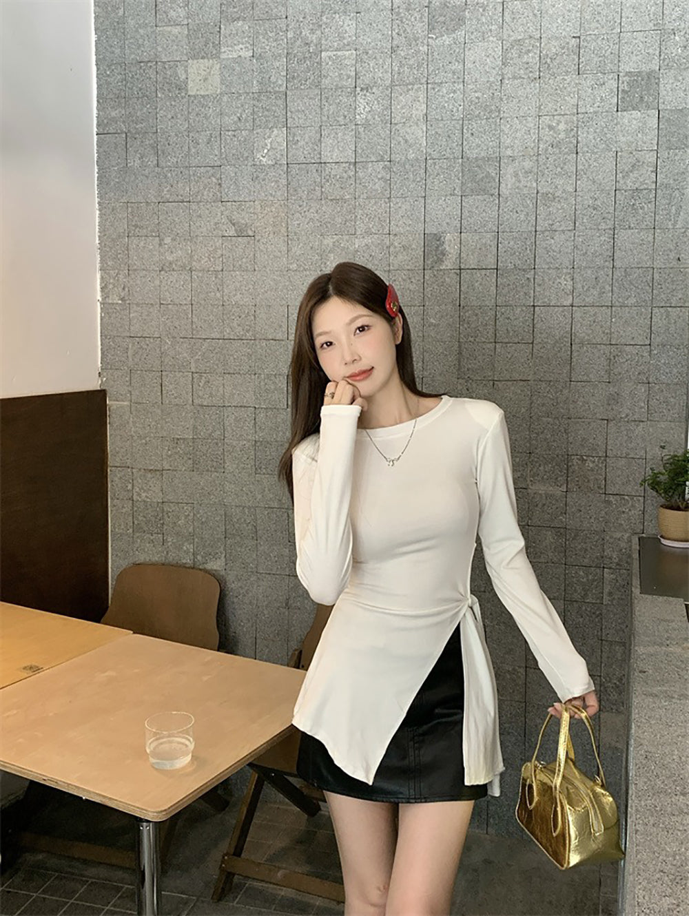 Women Boat Neck Top