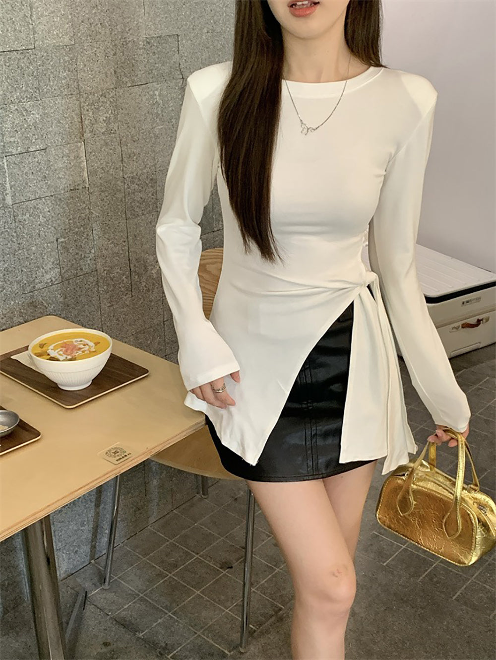 Women Boat Neck Top
