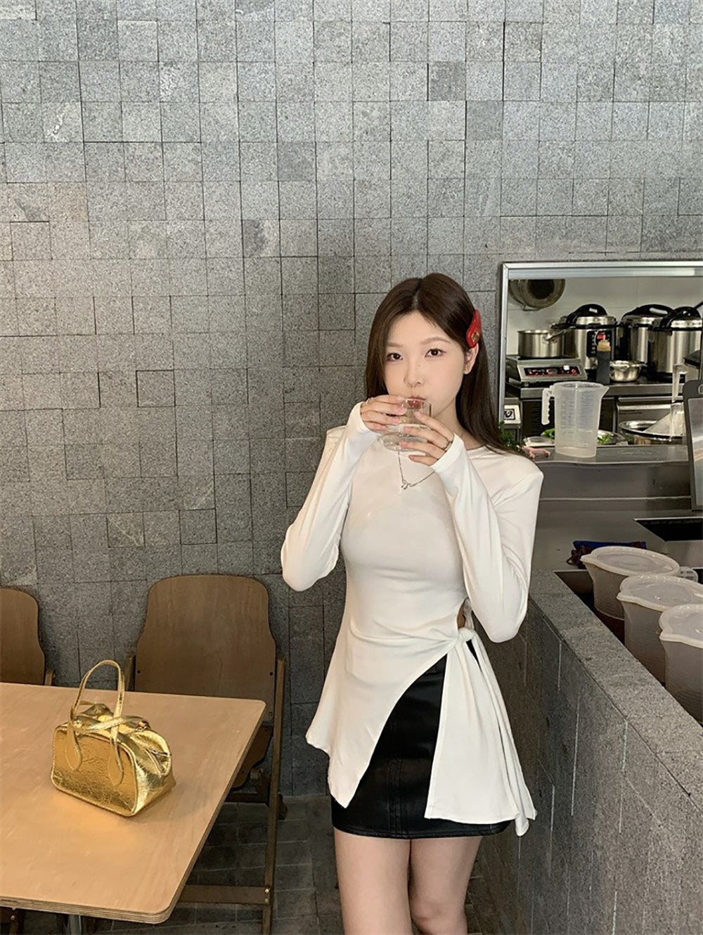 Women Boat Neck Top