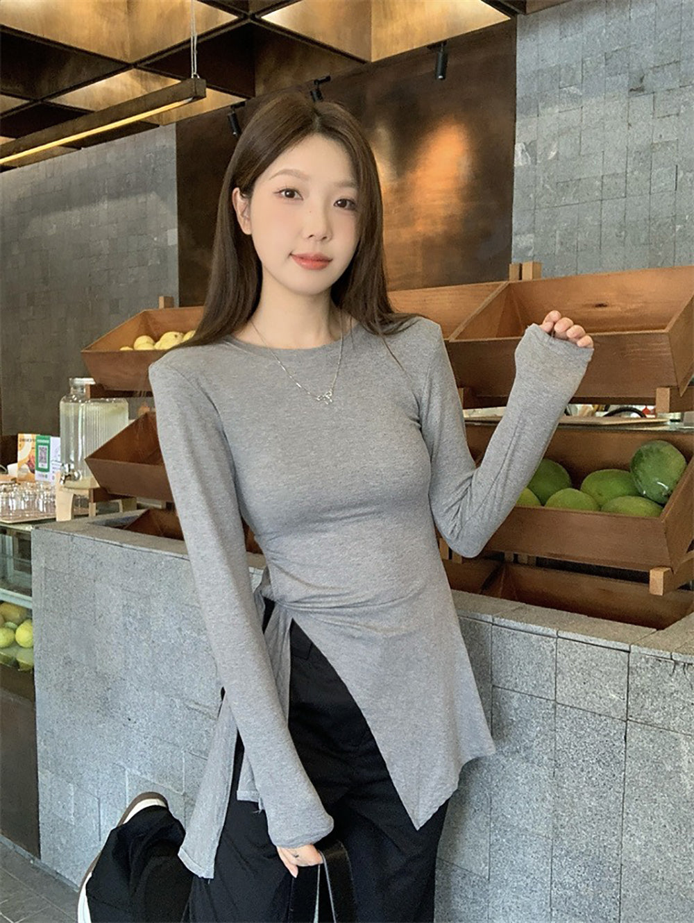 Women Solid Top