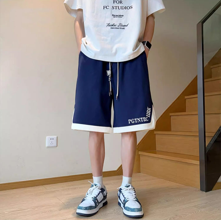 Men Typography Shorts