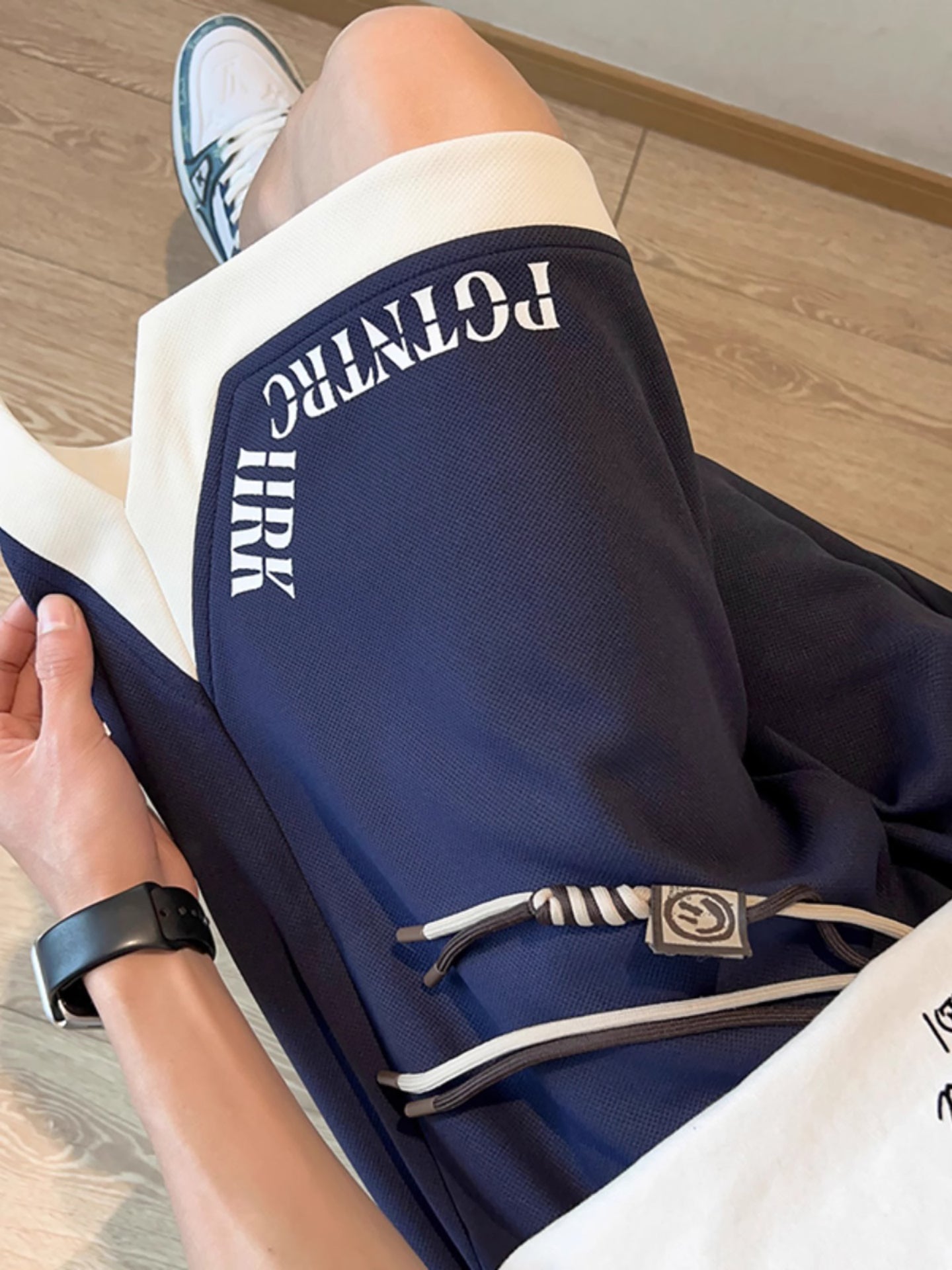 Men Typography Shorts