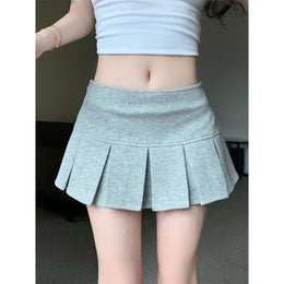 Solid Skorts Skirt