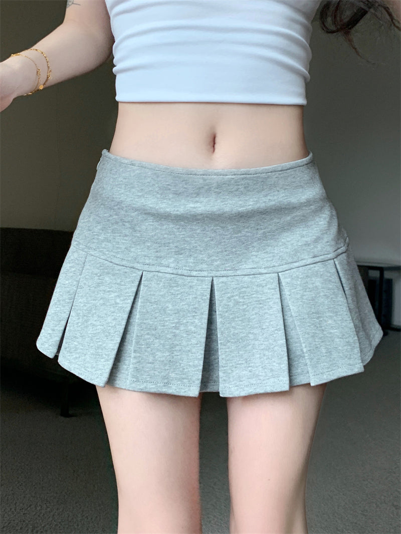 Solid Skorts Skirt