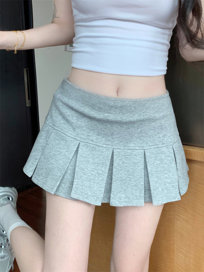 Solid Skorts Skirt