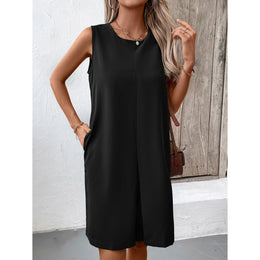 Women Sleeveless A-Line Dress