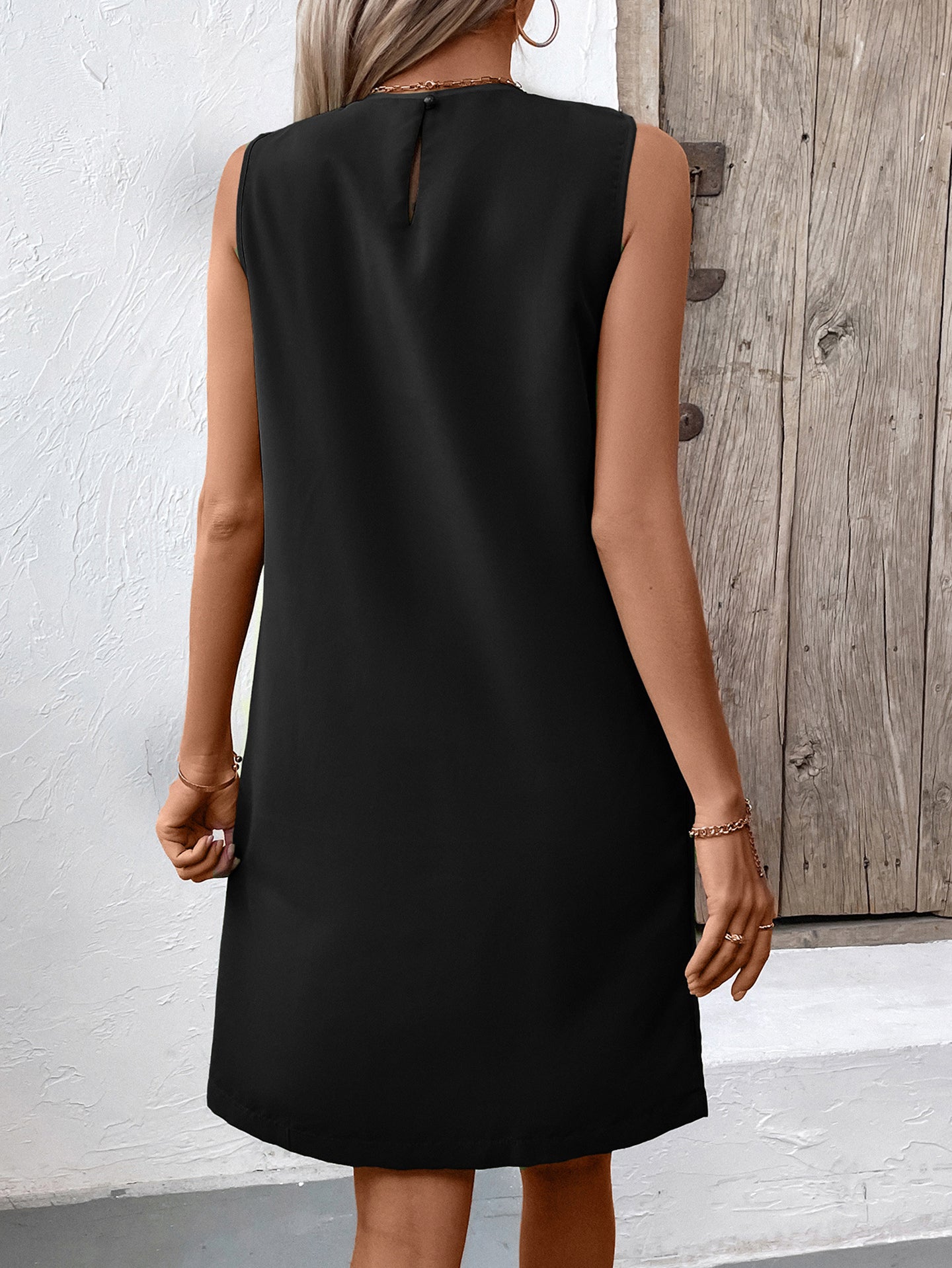 Women Sleeveless A-Line Dress