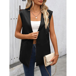 Solid Open-Front Jacket