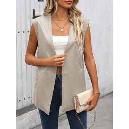 Solid Open-Front Jacket