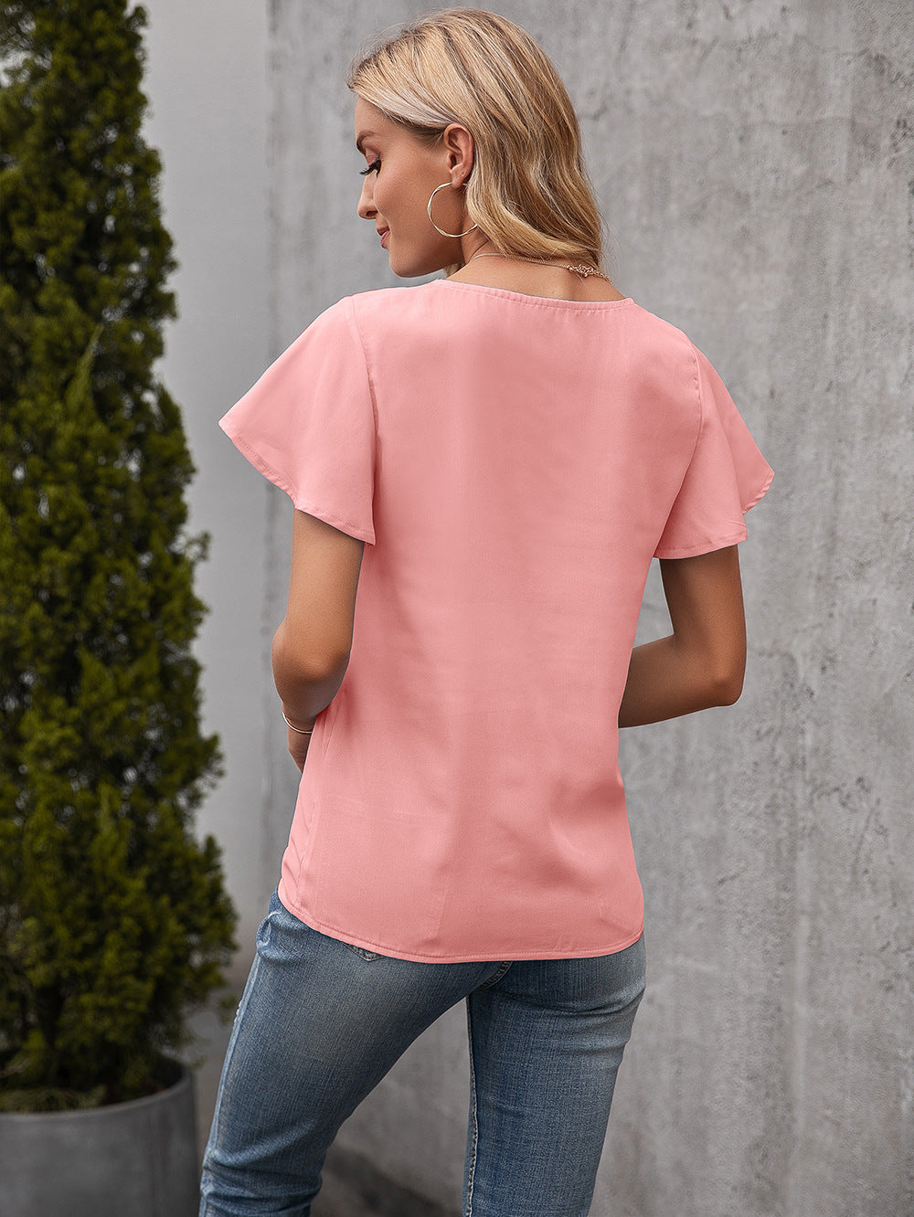 Pink Schiffli Top