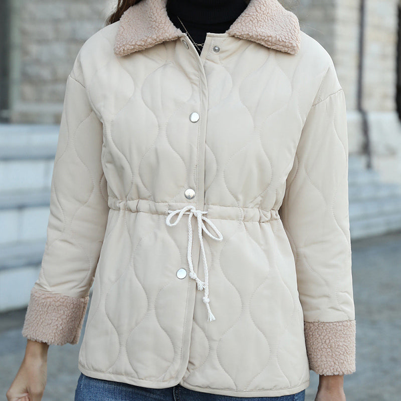 Spread Collar Puffer Jacket