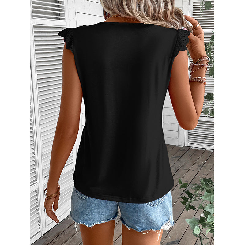 V-Neck Sleeveless Top