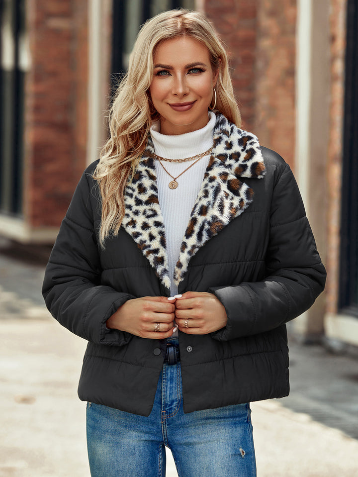 Women Black Puffer Jacket