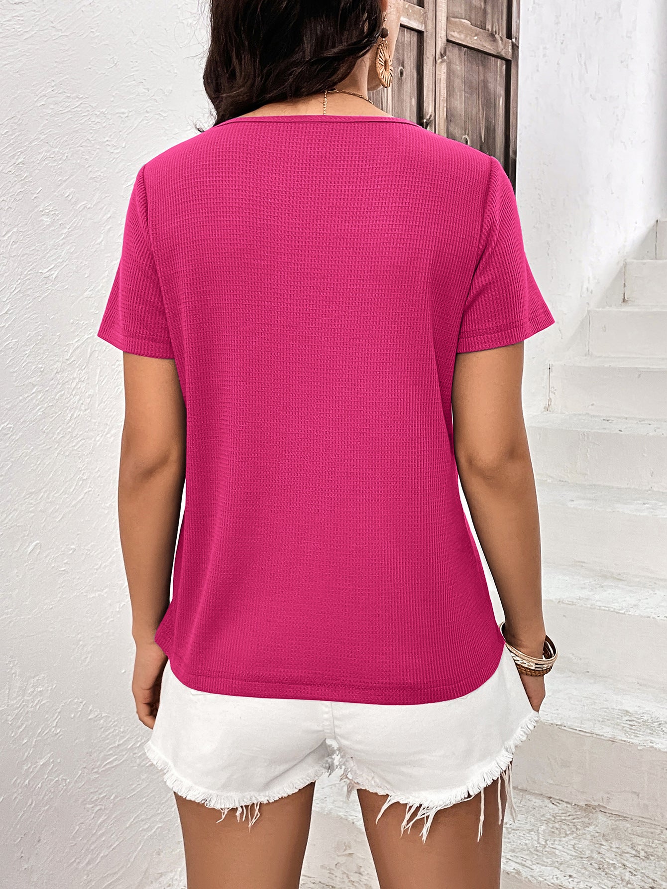 Raglan Sleeves Laced Top