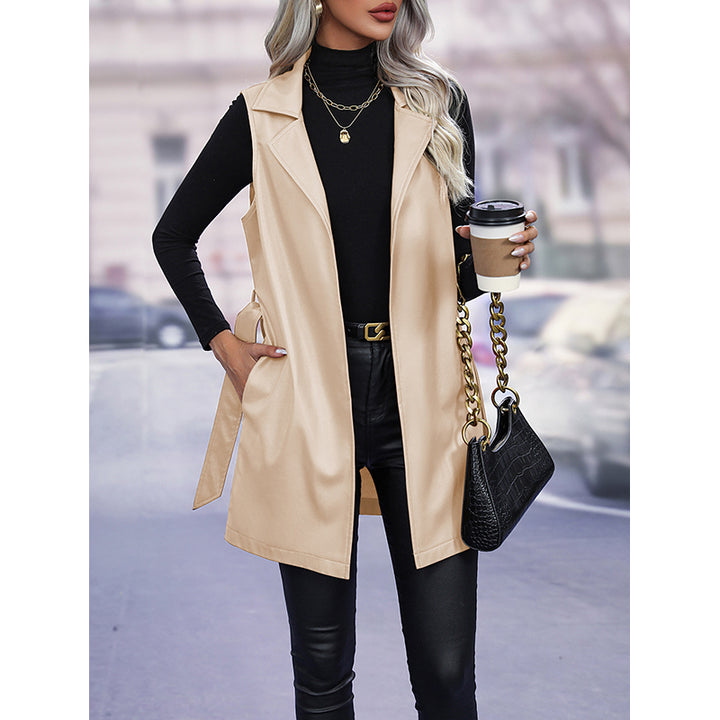 Beige Longline Tailored Jacket