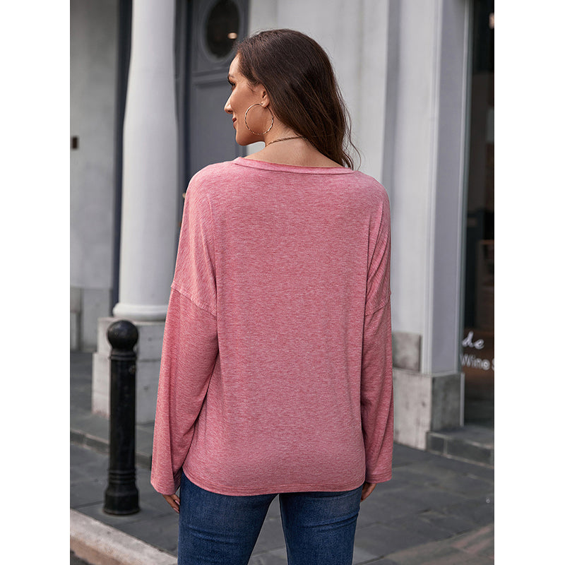 Pink Abstract Printed Extended Sleeves Top