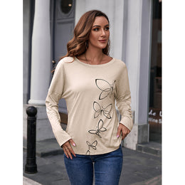 Beige Floral Printed Top