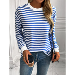 Women Horizontal Stripes Top