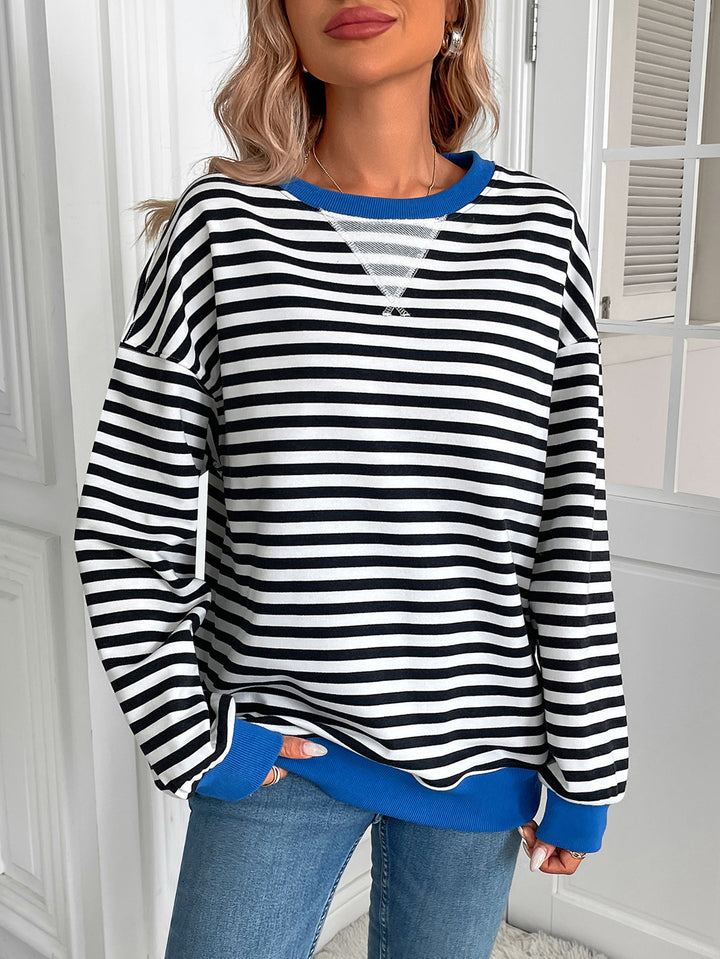 Women Horizontal Stripes Striped Regular Top