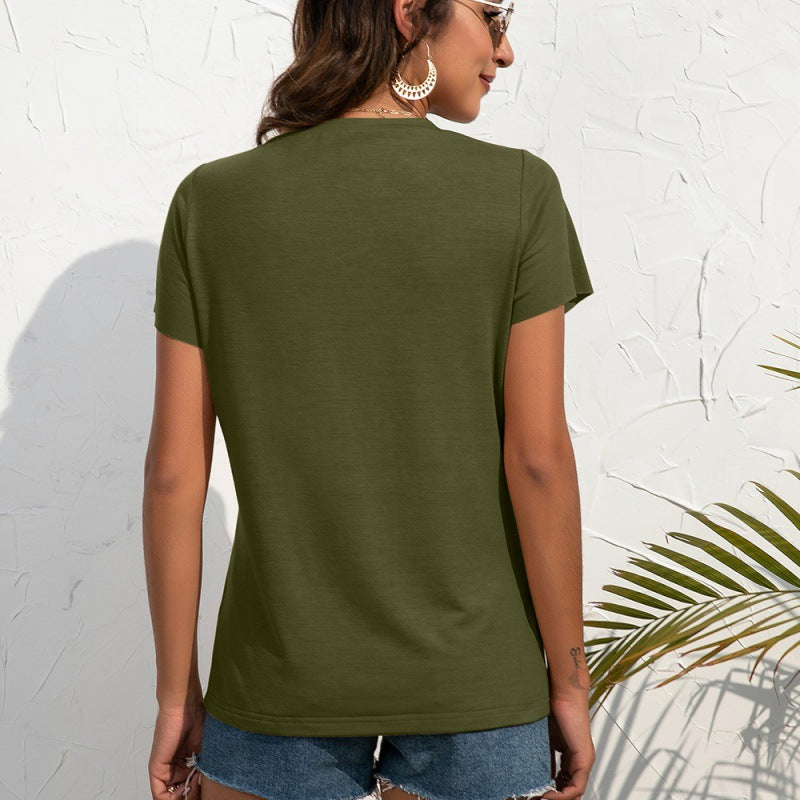 Olive Green Regular Top