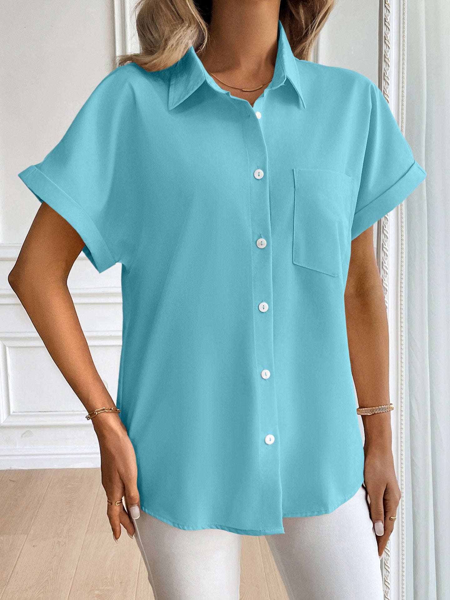 Women Opaque Casual Shirt