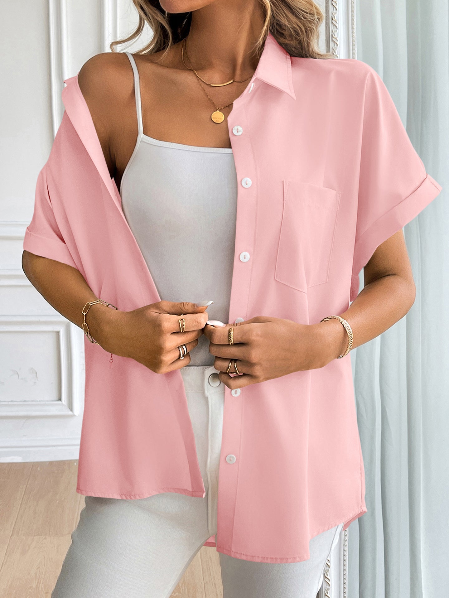 Women Opaque Casual Shirt