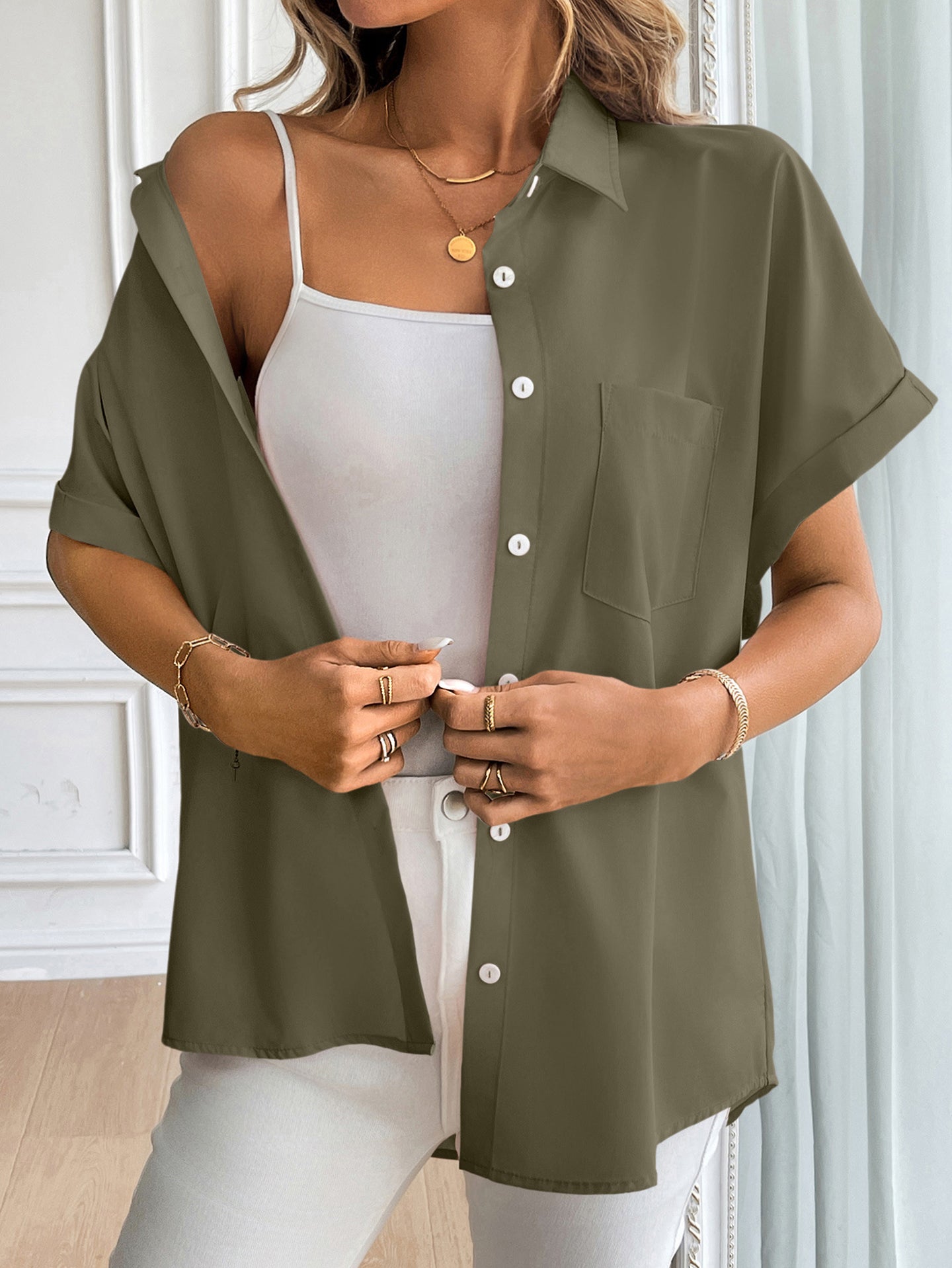 Women Opaque Casual Shirt