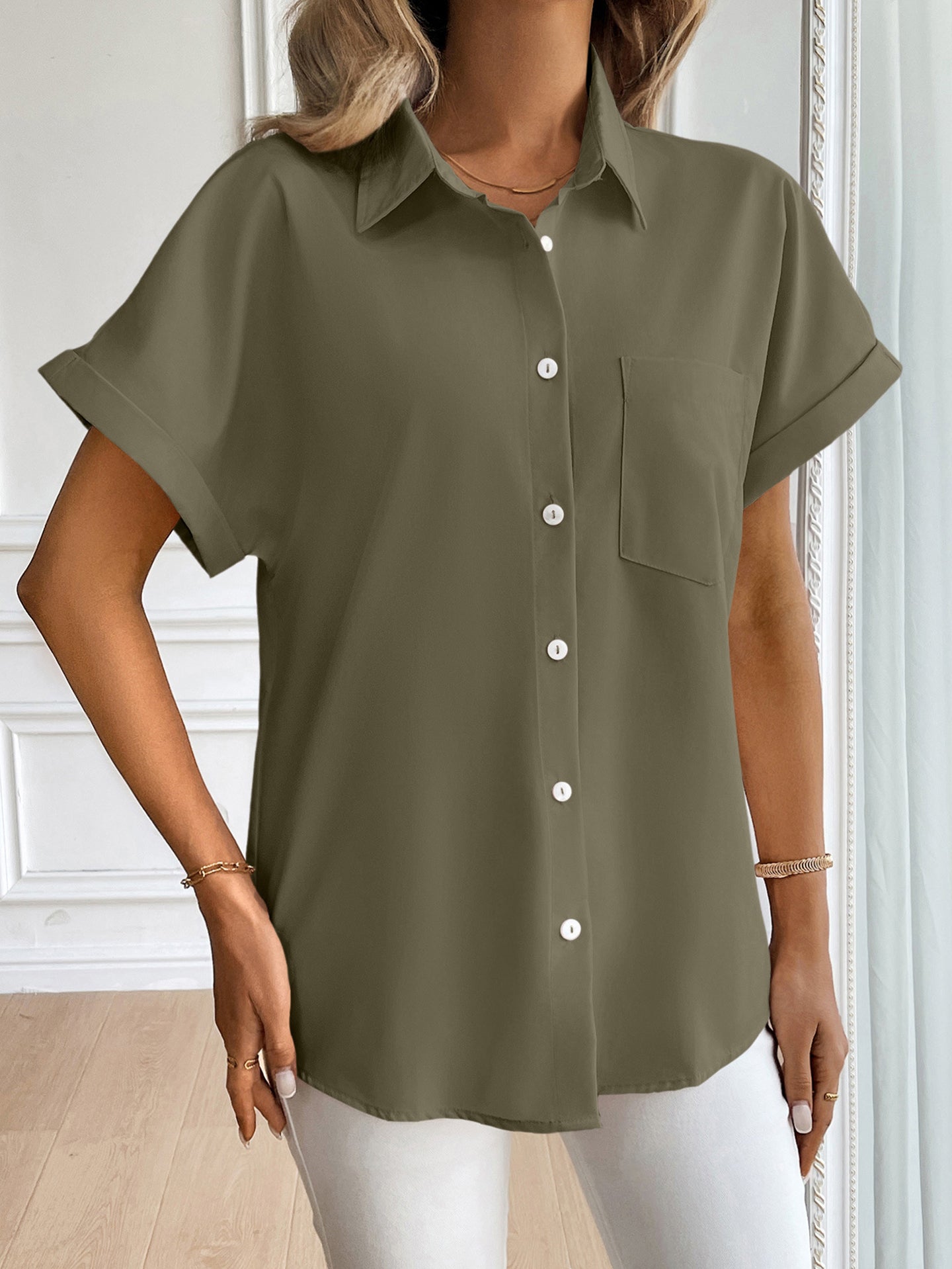 Women Opaque Casual Shirt
