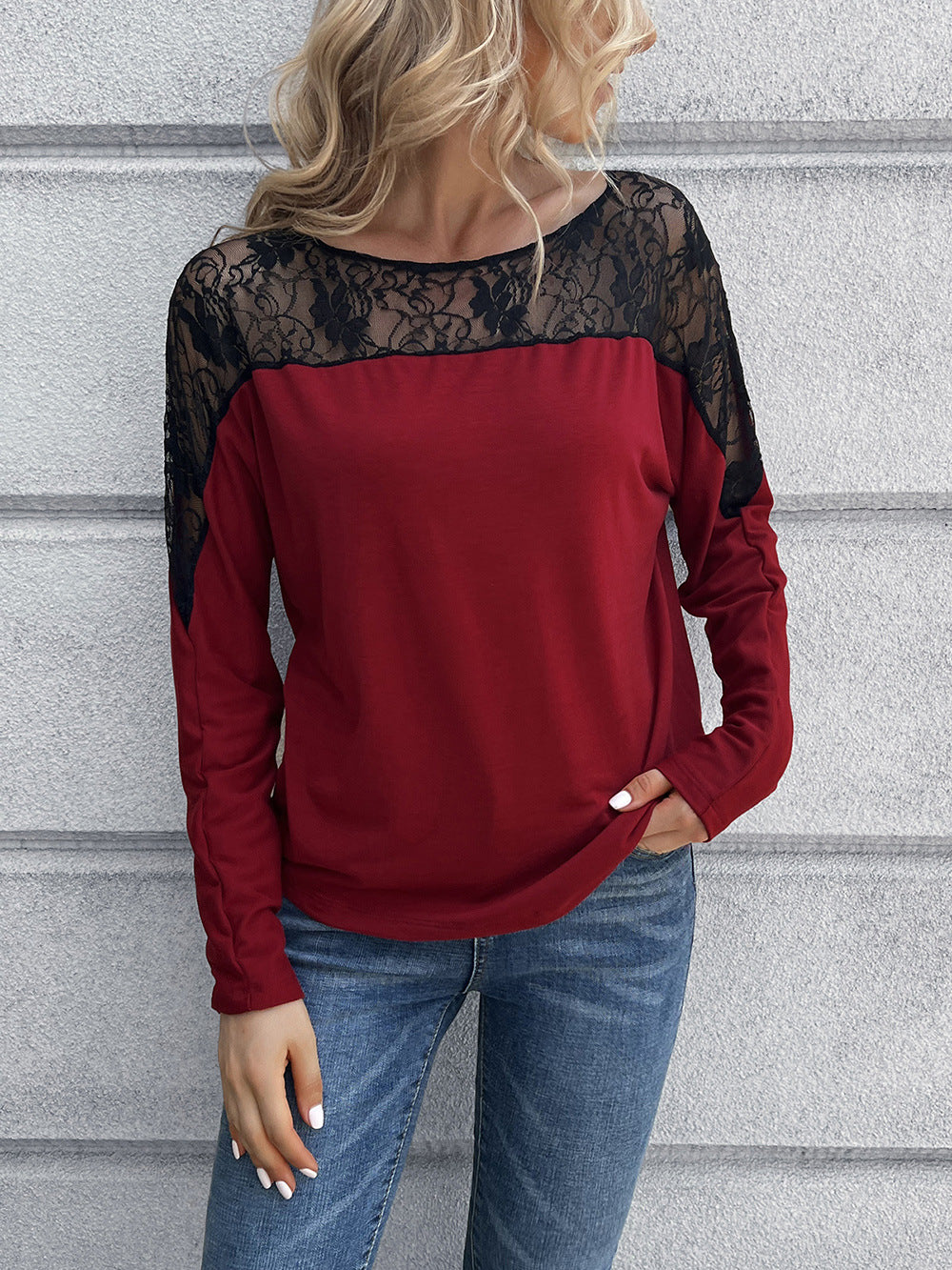 Red & Black Top