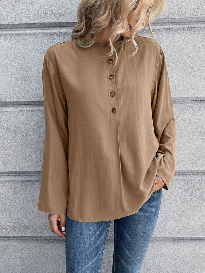 Women Khaki Shirt Style Top
